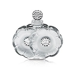 Lalique   Home Decor   Boxes and Perfume Bottles - Lalique 2 Fleurs Perfume Bottle