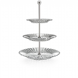 Baccarat   Home Decor   Platters - Baccarat Mille Nuits three Tier stand