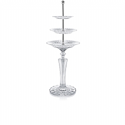 Baccarat   Home Decor   Platters - Baccarat Mille Nuits three Tier stand Lg.