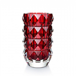 Baccarat   Home Decor   Vases - Baccarat Louxor Round Red Vase