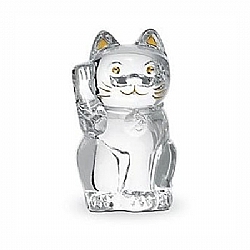 Baccarat   Animals   Cats - Baccarat Cats Lucky Clear 3 7/8
