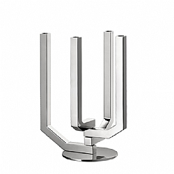 Christofle   Home Decor   candle holders - Christofle Arborescence 4 Light Articulated Candelabra Stainless Steel