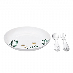 Christofle   Home Decor   Baby Gifts - Christofle Beebee Gift Set Cereal Bowl with Baby Spoon and Fork