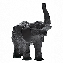 Daum   Animals   Elephant - Daum Black Elephant Small