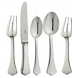 TableTop   Flatware - Ercuis Sterling Brantome 5 Piece Place Setting