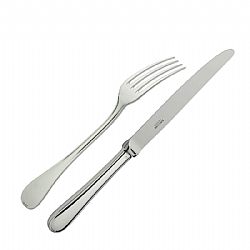 Ercuis   Tabletop   Flatware - Ercuis Silver Plated Dampierre 5 Piece Place Setting