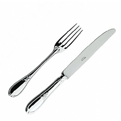 TableTop   Flatware - Ercuis Silver Plated Lauriers 5 Piece Place Setting
