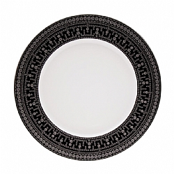 Haviland   Tabletop   Dinnerware - Haviland Tiara Black Platinum Large Dinner Plate