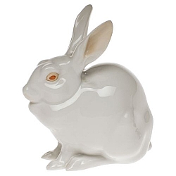 Herend   Animals   Rabbits - Herend Bunny Sitting White