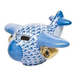 Herend   Home Decor   Accessories - Herend Airplane Blue