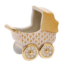 Herend   Home Decor   Accessories - Herend Baby Carriage Butterscotch