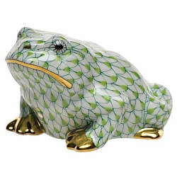 Herend   Animals   Frog - Herend Frog Key lime