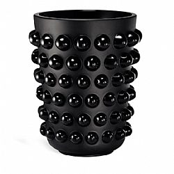 Lalique   Home Decor   Vases - Lalique Mossi XXL Vase Black