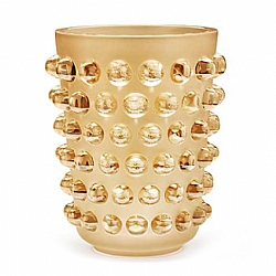Lalique   Home Decor   Vases - Lalique Mossi XXL Vase Gold luster