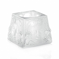 Lalique   Home Decor   Candlesticks - Lalique Masque De Femme Votive