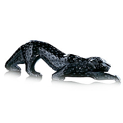 Lalique   Animals   Wildlife - Lalique Panther Black