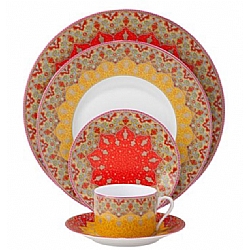 Philippe Deshoulieres   Tabletop   Dinnerware - Philippe Deshoulieres Dhara 5 Pc Place Setting