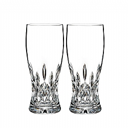 Waterford   TableTop   Barware - WATERFORD LISMORE CONNOISSEUR PINT GLASS SET 2