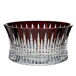 Waterford   Home Decor   Bowls - WATERFORD LISMORE DIAMOND BOWL RED