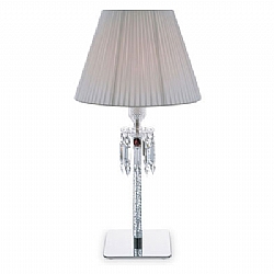 Baccarat   Lighting   Lamps - Baccarat Torch Lamp Desk With White Shade