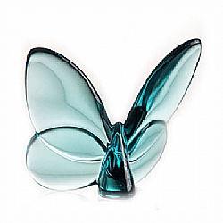 Baccarat   Animals   Butterflies - Baccarat Butterflies Lucky Turquoise 2 1/2