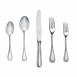 TableTop   Flatware - Christofle Silverplated Albi 5 piece place setting
