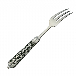 Ercuis   Tabletop   Flatware - Ercuis L'insolent Sterling Silver Green Dinner Fork