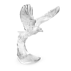 Lalique   Animals   Birds - Lalique Golden Eagle Sculpture