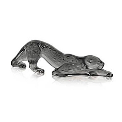 Lalique   Animals   Wildlife - Lalique Zeila Grey Panther Small