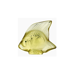 Lalique   Animals   Aquatic Animals - Lalique Fish Yellow