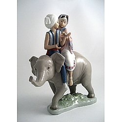 Lladro   Home Decor   Figurines - Lladro Hindu Children 5352