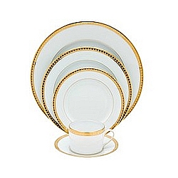 Bernardaud   Tabletop   Dinnerware - Bernardaud Athena Gold 5 Piece Place Setting