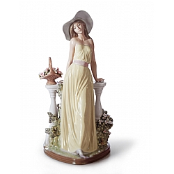 Lladro   Home Decor   Figurines - Lladro Time For Reflection 5378