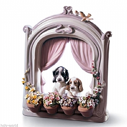 Lladro   Animals   Dogs - Lladro Please Come Home! 6502