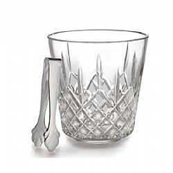 Waterford   Dining   Barware - Waterford Lismore Ice Bucket With Tongs