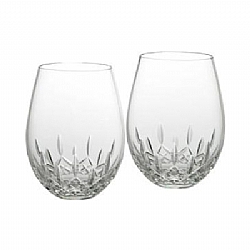 Waterford   Dining   Barware - Waterford Lismore Nouveau Stemless Deep Red Wine Glass, Pair