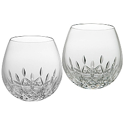 Waterford   Dining   Barware - Waterford Lismore Nouveau Stemless Light Red Wine Glass, Pair
