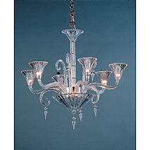 Baccarat   Lighting   Chandeliers - Baccarat Crystal Mille Nuits Mathis 6 Light Chandelier
