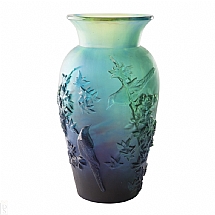 Daum   Home Decor   Vases - Daum Kariyazaki Shogo Blue Winter vase