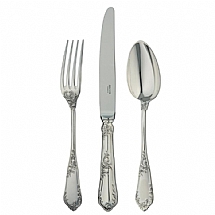 Ercuis   Tabletop   Flatware - Ercuis Sterling Rocaille 5 Piece Place Setting