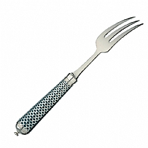 TableTop   Flatware - Ercuis Calypso Sterling Silver Blue Dinner Fork