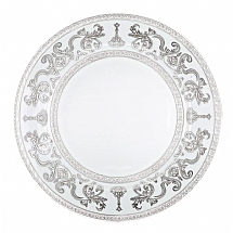 Haviland   Tabletop   Dinnerware - Haviland Couronne Imperiale Platinum White Large Dinner Plate