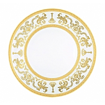 Haviland   Tabletop   Dinnerware - Haviland Couronne Imperiale Gold White Large Dinner Plate