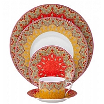 Philippe Deshoulieres   Tabletop   Dinnerware - Philippe Deshoulieres Dhara 5 Pc Place Setting