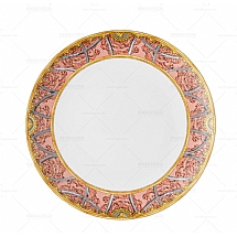 Versace   Tabletop   Dinnerware - Versace  La Scala del Palazzo Rosa Dinner Plate