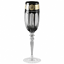 Versace   Tabletop   Drinkware - Versace Gala Prestige Medusa Black Champagne