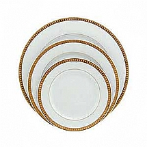 Christofle   Tabletop   Dinnerware - Christofle Malmaison Gold 5 Piece Place Setting