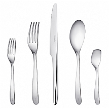 TableTop   Flatware - Christofle Stainless L'ame 5pc Place Setting