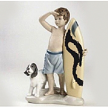 Lladro   Home Decor   Figurines - Lladro Surf's Up 8110