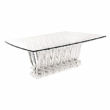 Lalique   Home Decor   Tables - Lalique Cactus Table Rectangular